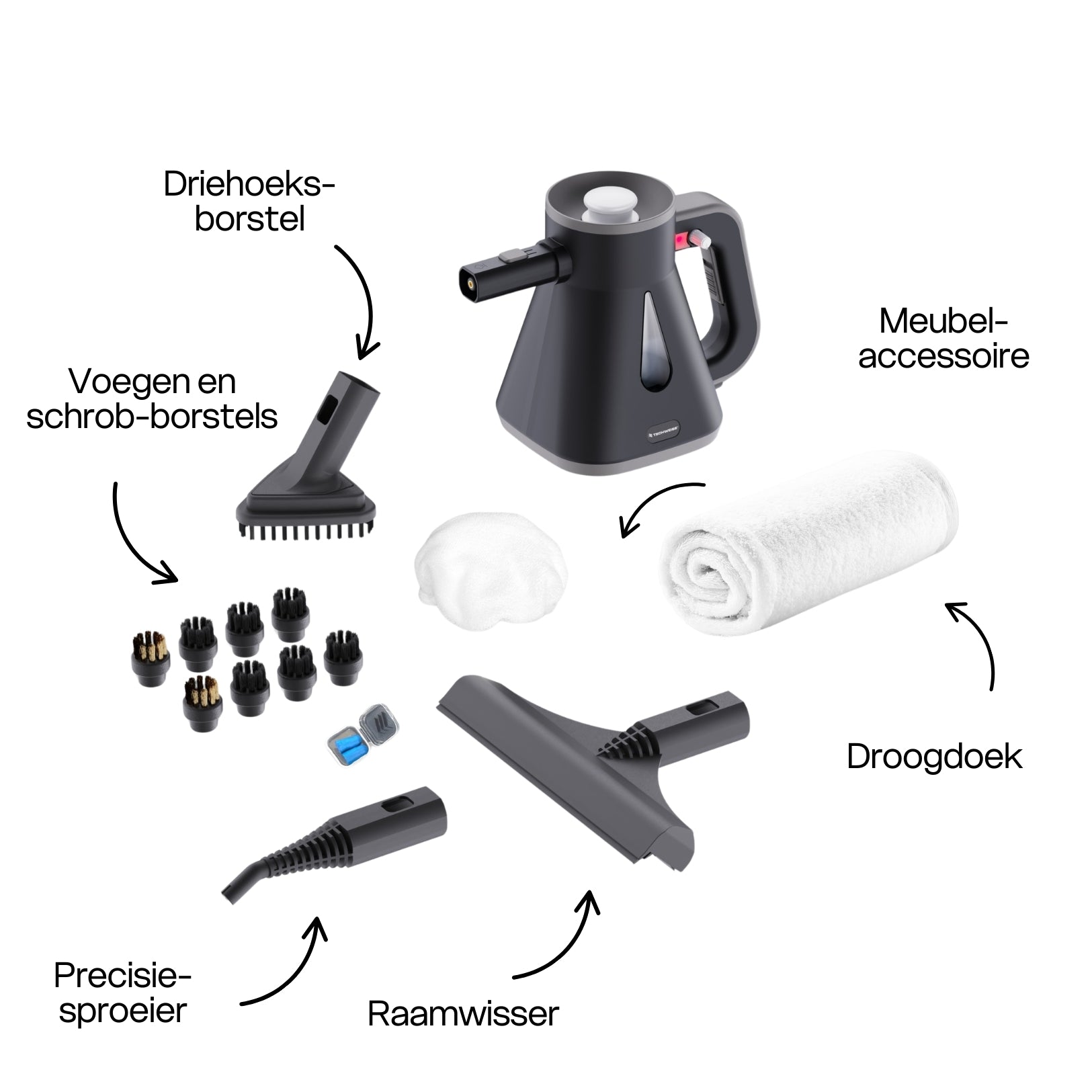 TS Compact Handheld Steam Cleaner