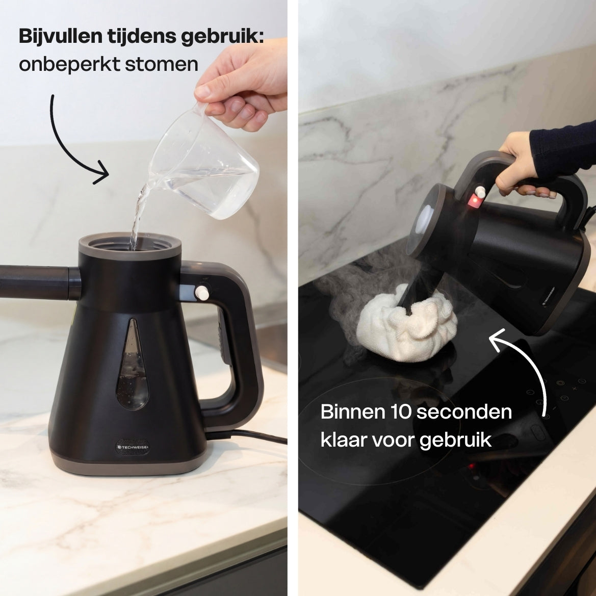 TS Compact Handheld Steam Cleaner