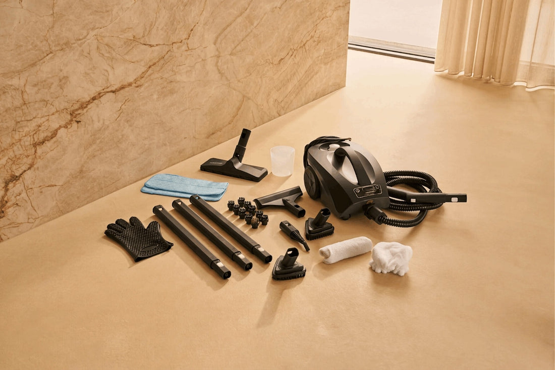 Techweise ts3 edge stoomreiniger met accessoires